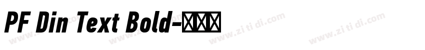 PF Din Text Bold字体转换